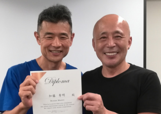 松栄先生とツーショット写真