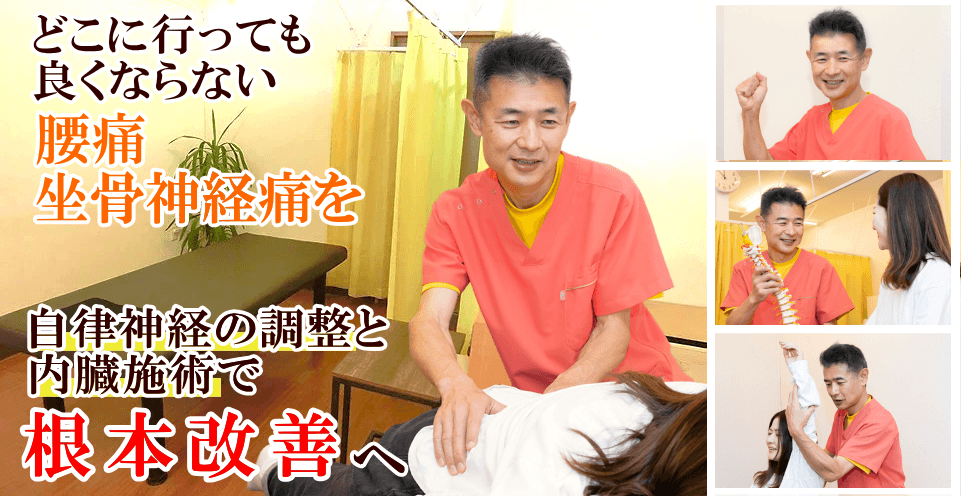 狭山で腰痛・坐骨神経痛でお悩みならば、かとう整骨院